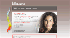 Desktop Screenshot of orthopaedie-alaiyan.de